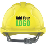 JSP EVO3 Custom Printed Safety Helmet - Vented Slip Ratchet Mid Peak