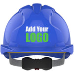 JSP EVO3 Custom Printed Safety Helmet - Vented Wheel Ratchet Mid Peak