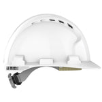 JSP EVO8 EN14052 Safety Helmet - Vented Wheel Ratchet Standard Peak