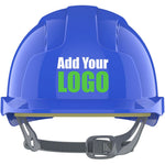 JSP EVOLite Custom Printed Safety Helmet - Vented Slip Ratchet Mid Peak