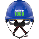 JSP EVOLite Skyworker Custom Printed Industrial Working At Height Safety Helmet - Vented Wheel Ratchet Micro Peak