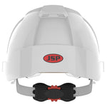 JSP EVO VISTAlens Custom Printed Safety Helmet with Integrated Eyewear - Vented - Wheel Ratchet