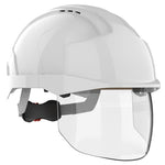 JSP EVO VISTAshield Safety Helmet with Integrated Faceshield - Vented - Wheel Ratchet