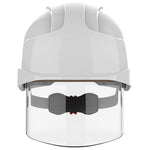 JSP EVO VISTAshield Safety Helmet with Integrated Faceshield - Vented - Wheel Ratchet