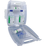 Eye Wash Kit with Wall Mount Bracket (2 x 500ml Eyewash & 2 x Eyepads)