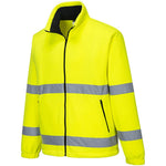 Portwest F250 Yellow Unlined Essential Hi Vis Fleece