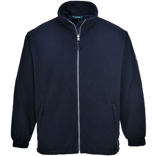 Portwest F285 Navy Lined Full Zip Windproof Fleece Jacket 280g