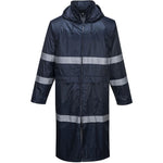 Portwest F438 Navy Classic Iona Reflective Long Waterproof Jacket