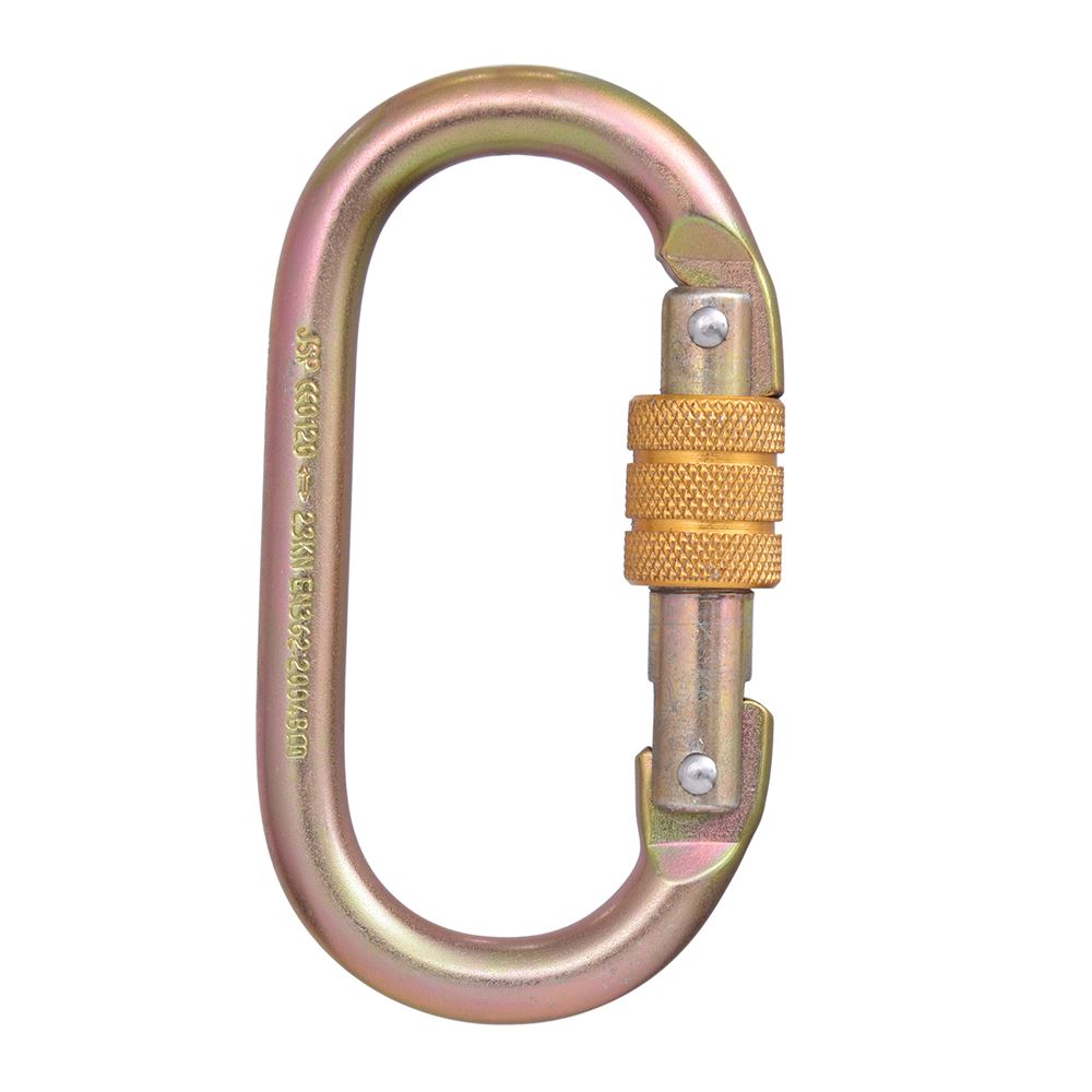 JSP FAR0902 Steel Screw Gate Karabiner