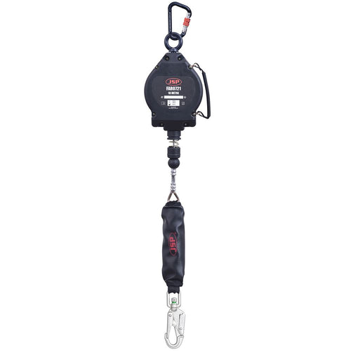 JSP FAR0721 Wire Retractable Fall Limiter with Horizontal Use - 10m Length