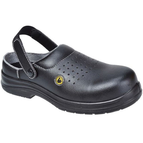Portwest FC03 Compositelite ESD Anti Static Perforated Safety Clog SB AE