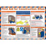 First Aid For Construction Sites Poster - Laminated A2