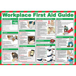 Workplace First Aid Guide Poster - Laminated A2