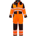 Portwest FR516 PW3 Modaflame Rain+ Multi-Norm Orange Flame Resistant Anti Static Arc Hi Vis Winter Coverall