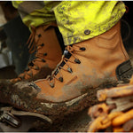 Amblers FS998 Honey Metal Free Composite Thinsulate High Leg Side Zip Waterproof Safety Boot S3 WR CI HRO SRC