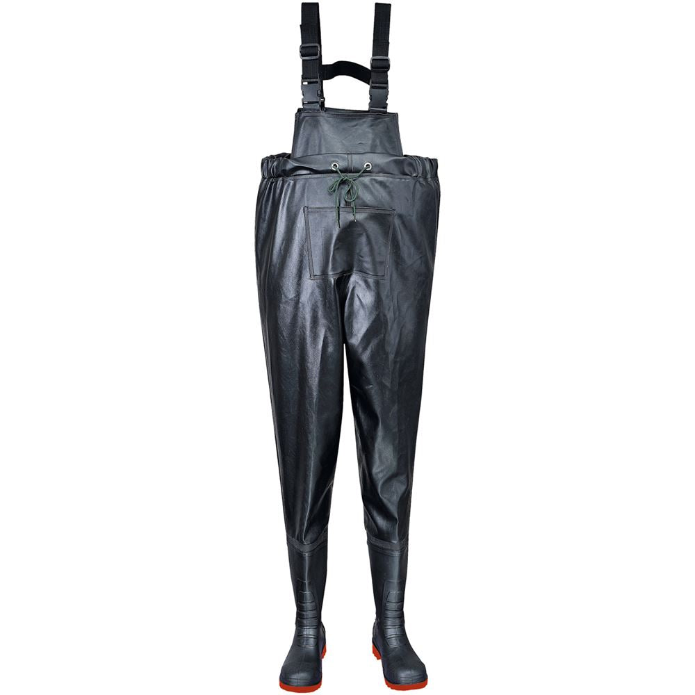 Portwest FW74 Black Safety Chest Wader S5 FO SR
