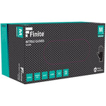 Polyco Bodyguards GL100 Finite Black Heavy Duty Diamond Grip Nitrile Disposable Gloves AQL1.5 (Box 100)