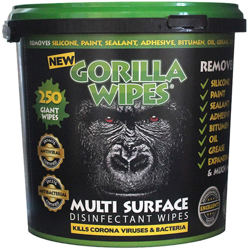 GREENER Multi Surface Gorilla Wipes (Bucket of 250 Wipes) 1012TUBGREEN