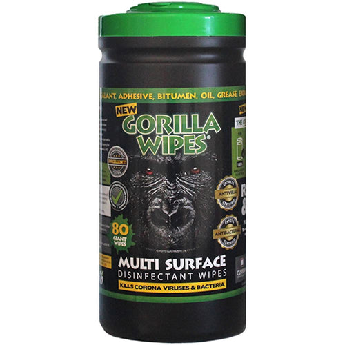 GREEN Multi Surface Gorilla Wipes (Tub of 80 Wipes) 1010TUBGREEN