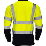 Supertouch Yellow/Navy Hi Vis Two Tone Sweatshirt
