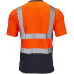 Supertouch Orange/Navy Hi-Vis Two Tone T-Shirt