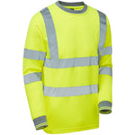 Supertouch Yellow Hi Vis Long Sleeve T-Shirt