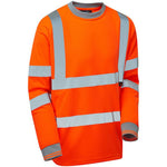 Supertouch Orange Hi Vis Long Sleeve T-Shirt