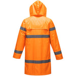 Portwest H442 Orange Long Length Hi Vis Waterproof Jacket (100cm)