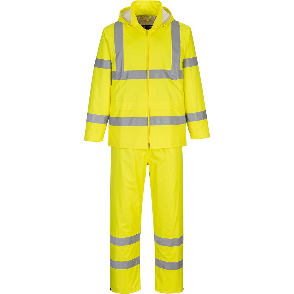Portwest H448 Yellow Class 3 Hi Vis Waterproofs