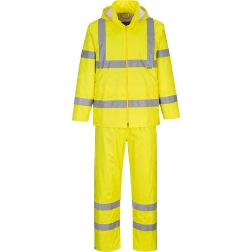 Portwest H448 Yellow Class 3 Hi Vis Waterproofs
