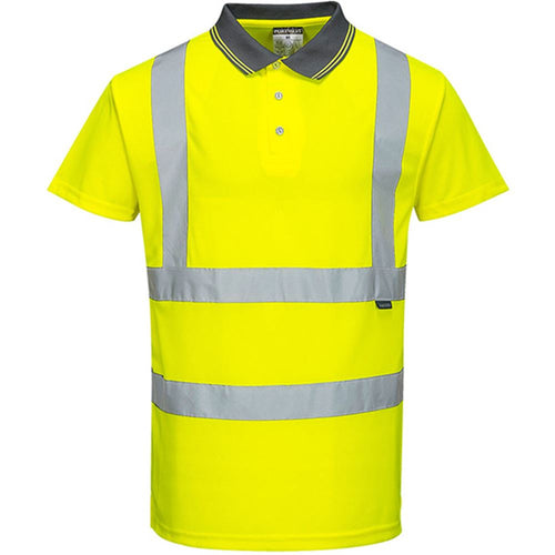 Portwest S477 Yellow Hi Vis Polo Shirt