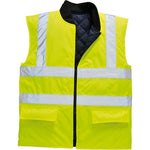 Portwest S469 Yellow Hi Vis Reversible Gilet