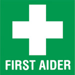 First Aider Helmet Sticker