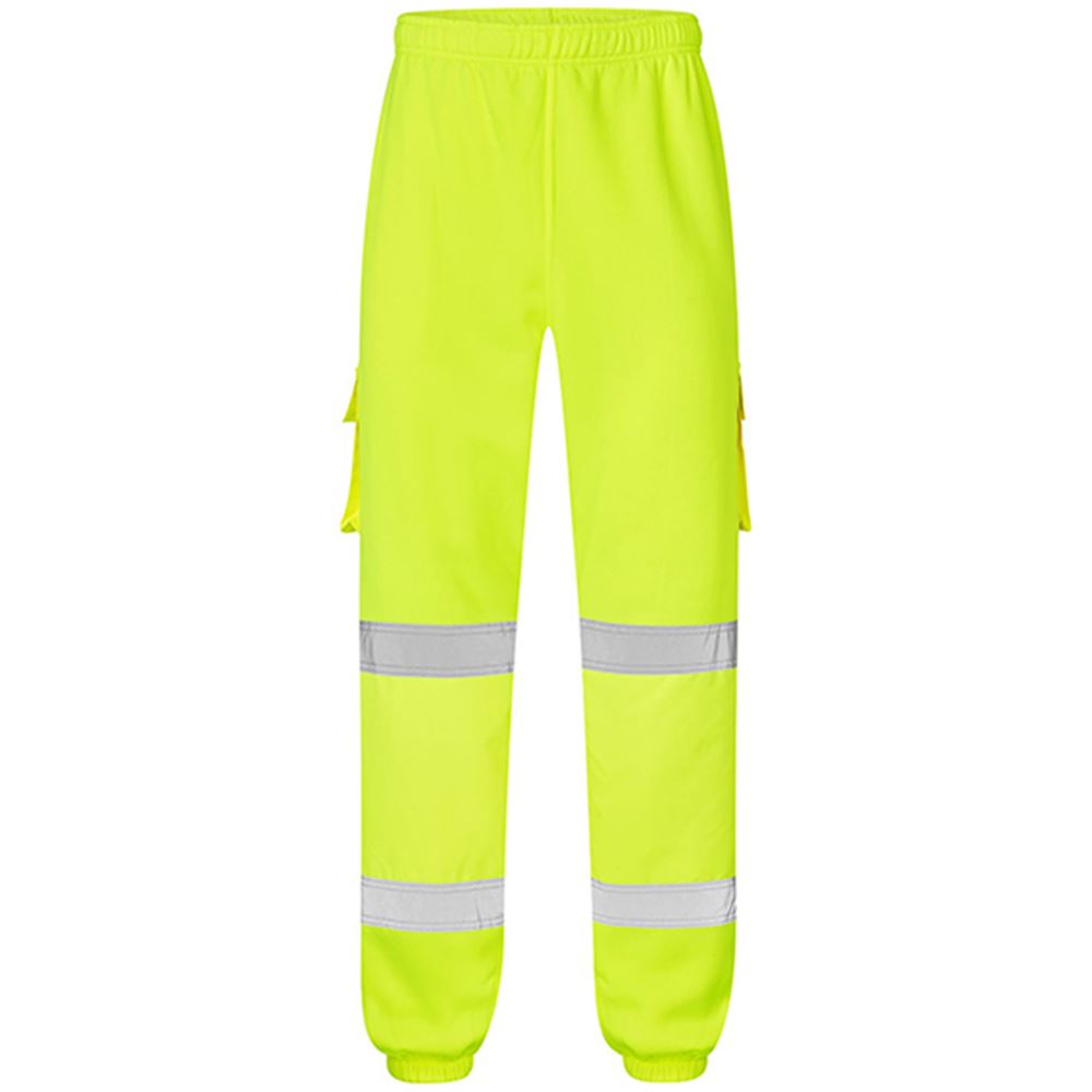 Supertouch Yellow Hi Vis Jogging Bottoms