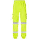 Supertouch Yellow Hi Vis Jogging Bottoms