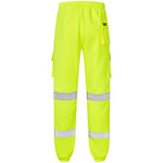 Supertouch Yellow Hi Vis Jogging Bottoms