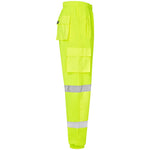Supertouch Yellow Hi Vis Jogging Bottoms