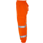 Supertouch Orange Hi Vis Jogging Bottoms