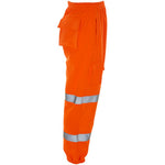 Supertouch Orange Hi Vis Jogging Bottoms