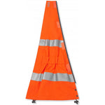 Leo Workwear Rosemoor Orange Women's Waterproof Breathable Hi Vis Jacket with Maternity Expander