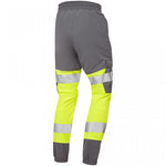 Leo Workwear Hawkridge Yellow EcoViz 4X Stretch Hi Vis Jog Trouser