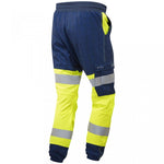 Leo Workwear Hawkridge Yellow EcoViz 4X Stretch Hi Vis Jog Trouser