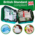 BS8599-1 Compliant First Aid Kit in Grab Bag