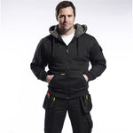 Portwest KS32 Pewter Padded Hooded Jacket