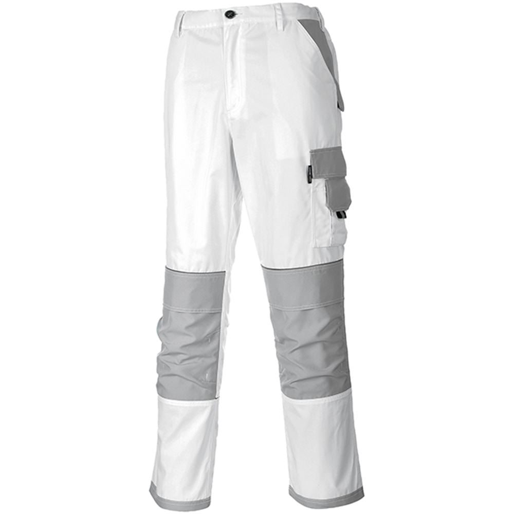Portwest KS54 White Polycotton Painters Pro Trousers 245g