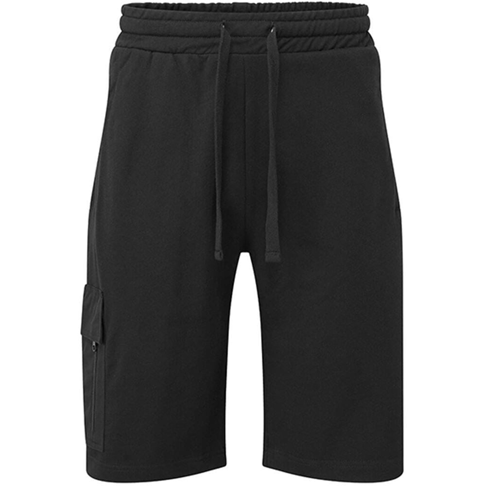 Portwest KX310 KX3 Black Polycotton Cargo Sweatshorts 270g