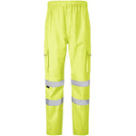 Leo Workwear Appledore Yellow LTEC 3K Waterproof Hi Vis Trouser
