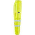 Leo Workwear Instow Yellow LTEC 15K Waterproof Breathable Hi Vis Cargo Trouser