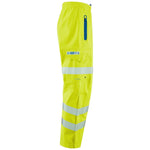 Leo Workwear Lundy Yellow LTEC 20K High Performance Waterproof Breathable Hi Vis Cargo Trouser