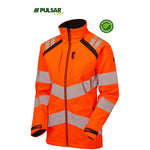 Pulsar Life LFE916 Rail Orange GRS Recycled Hi Vis Softshell Jacket